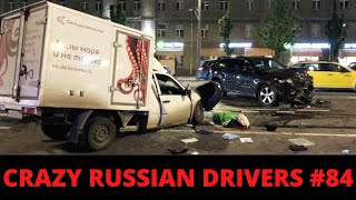 RUSSIAN DASHCAM- Crazy Drivers Car Crash Compilation #84
