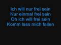 Tokio hotel  frei im freien fall lyrics