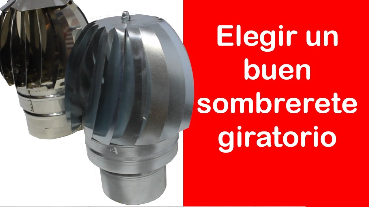 Sombrero Extractor Chimenea, Sombrero Giratorio Galvanizado Para Estufa 300  mm