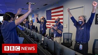 Mars rover: Nasa Perseverance's rover touches down - BBC News