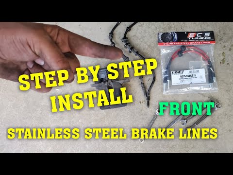 HOW TO INSTALL STAINLESS BRAKE LINES ON YOUR 2010 AUDI A4 /S4