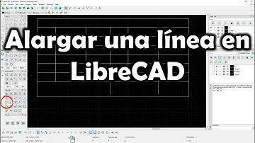 [LibreCAD] Extend a line