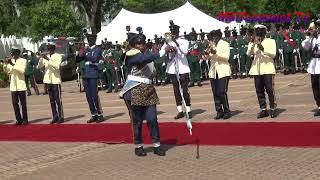 Unbelievable! Nigerian Military Band Astonishes Mr. President