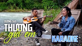 [ KARAOKE ] Thương Gửi Em - Dương 565 | Karaoke Beat chuẩn