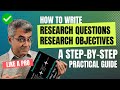  how to write research objectives and research questions like a pro  a stepbystep guide 