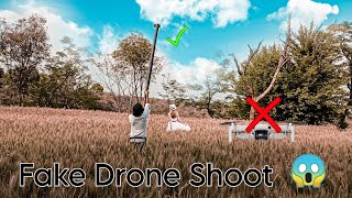 How To Shoot Fake Drone Video on Smartphone 💥Creativity idea ||