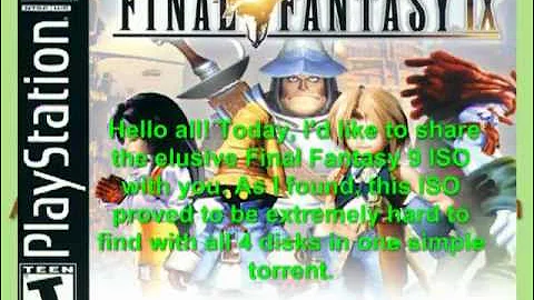 The Elusive Final Fantasy 9 Iso (All four disks)