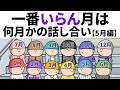 【アニメ】【5月バージョン】一番いらん月はいつかの話し合いww
