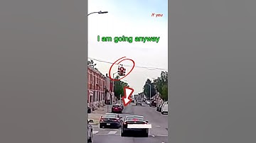 This bad driver decided that they did not want to wait caught on dash cam #shorts #short #viral