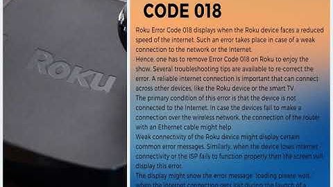 Fix Roku TV Error Code 018 Call Now +1 844-756-1728