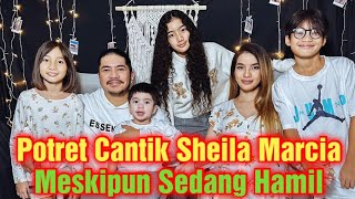 Sheila Marcia Tetap Cantik Walaupun Sedang Hamil Tua