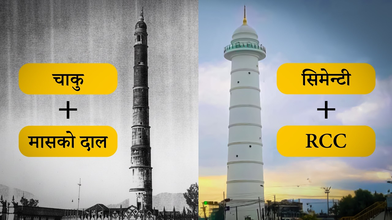 Hidden Truth of Dharahara Tower of Nepal - धरहरा कि सेताे टावर?