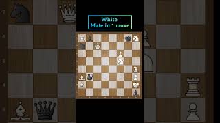 Seems Easy but difficult!!!?? Only one move #chess #chessgame #viralvideos