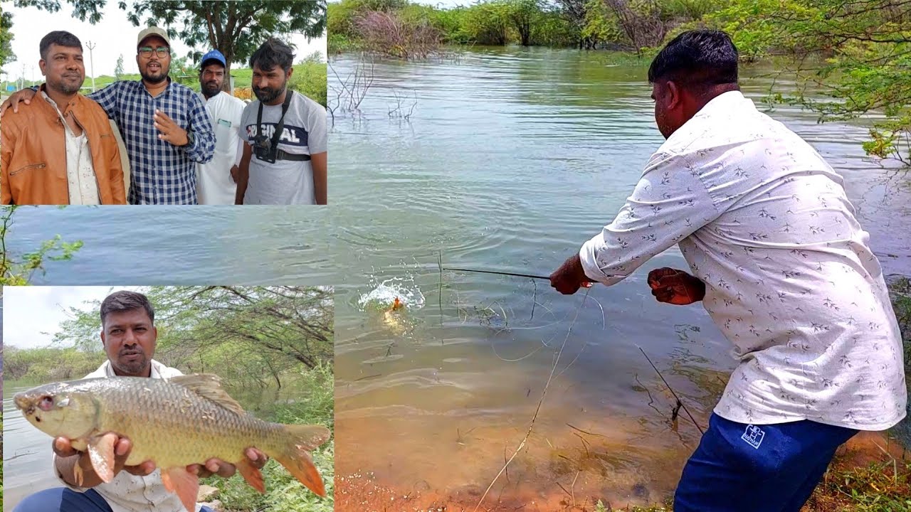 Kaal Fisher Aur Abs Fishing Milkar Kiya Machli Ka Shikar Rohu Fish Catching Video Hindi YouTube