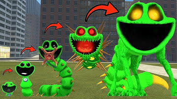 NEW EVOLUTION OF WORMZILLA FORGOTTEN SMILING CRITTERS POPPY PLAYTIME 3 In Garry