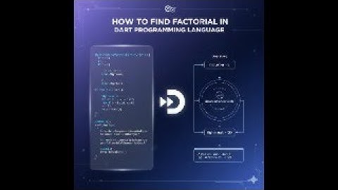 How to Find Factorial in Dart Programming Language | Dart Factorial Program Explained