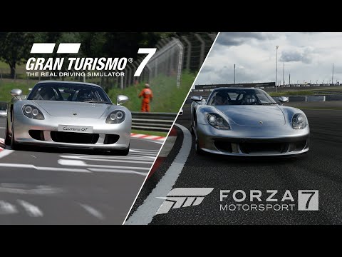 Графическое сравнение Forza Motorsport 7 и Gran Turismo 7