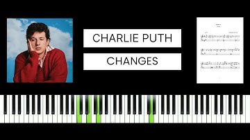 Charlie Puth - Changes (BEST PIANO TUTORIAL & COVER)
