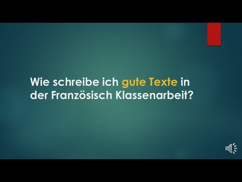 Video: Wie Schreibt Man Eine Gute Kopie?