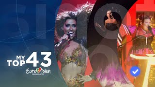 Eurovision 2018 🇵🇹 | My Top 43 | Throwback!