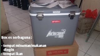 Unboxing dan review Box es Marina Cooler size 18s