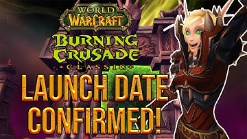 TBC Prepatch and Launch Dates CONFIRMED! | HUGE TBC Update!