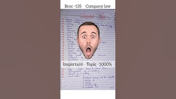 Omg Sara yahi se 😱paper ata h Bcoc -135 #company law #ignou #bcoc135 #trending #examrelated#ytshort