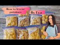 How to freeze potatoes the right way - Blanche it and freeze it