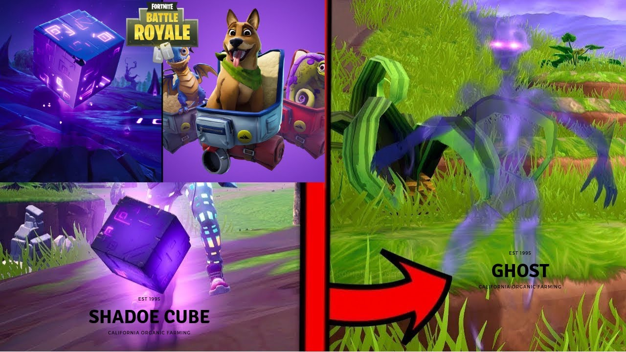 Fortnite Cube Ghost Fortnite Season 6 Ghost Cube Shadow Stones Youtube