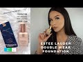 ESTEE LAUDER DOUBLE WEAR FOUNDATION | First Impressions, Demo & Review! | xAnacristinaaa