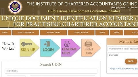 ICAI Announcement ll Unique Document Identification Number (UDIN) by ICAI for attestation of records