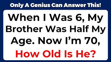 ONLY A GENIUS CAN ANSWER THESE 10 TRICKY RIDDLES | Riddles Quiz - Part 33