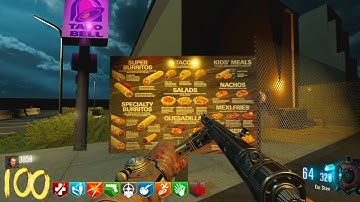 TACO BELL ZOMBIES EASTER EGG. (Black Ops 3 Custom Zombies Mods Gameplay)
