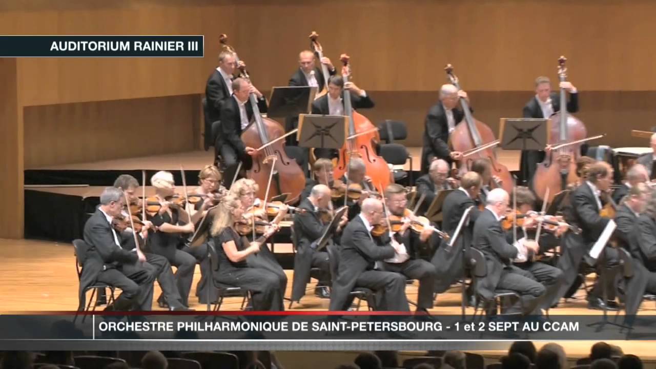 Orchestre Philharmonique De La Bbc Symphony 7 L'Orchestre Philharmonique de Saint-Pétersbourg en Principauté - YouTube