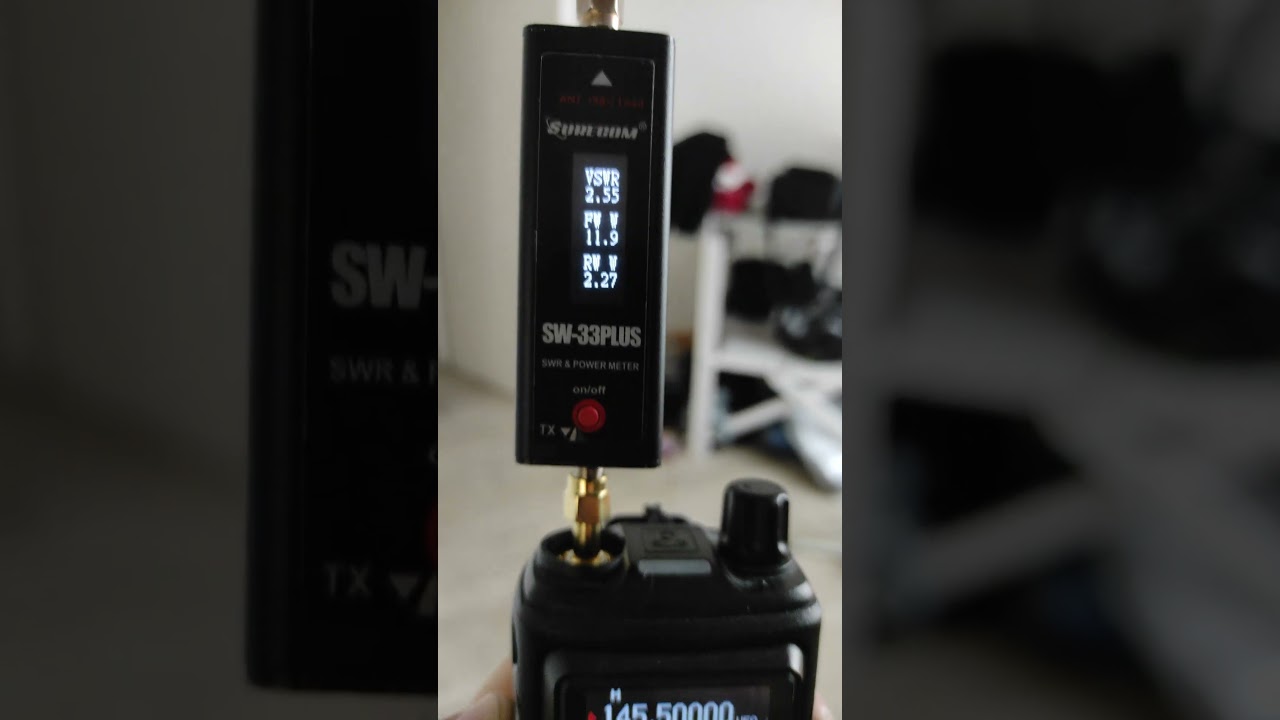 Prova antenna portatile bibanda Kenwood con Surecom SW-33Plus e Baofeng UV-17 Pro 