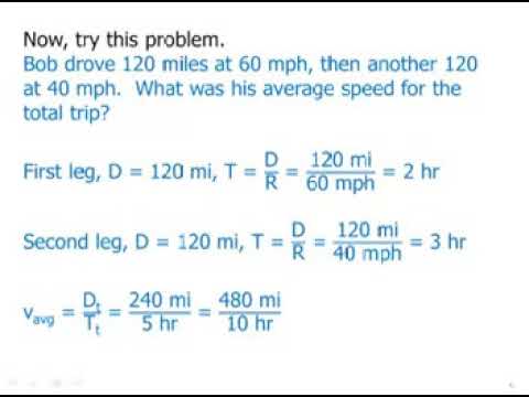Basic of Distance Problem for GRE - YouTube