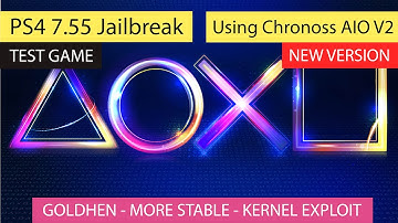 Ps4 7.55 Jailbreak Using Chronoss AIO V2 Host | Goldhen 1.1