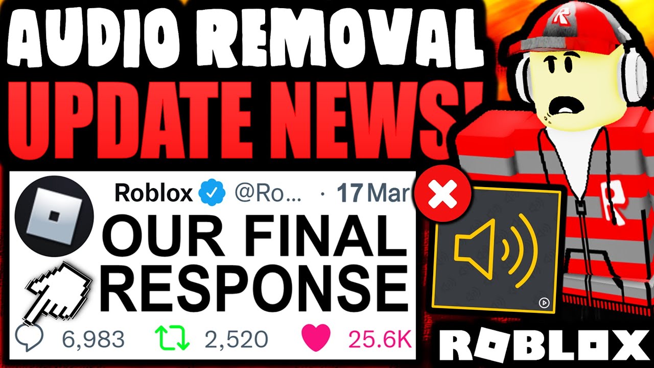 Why did Roblox remove audio from Studio, and when will it come back? - Quora