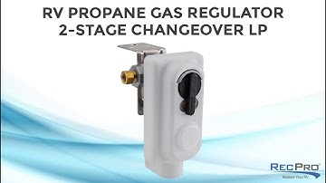 RV Propane Gas Regulator 2-Stage Changeover LP