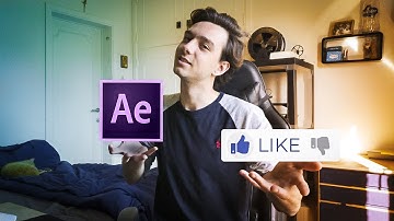 Like button popup animation | Adobe After Effects