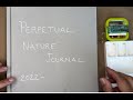 Bluesy perpetual nature journal