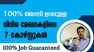 ജോലി ഉറപ്പു നൽകുന്ന കോഴ്‌സുകൾ-JOB GUARANTEED COURSES,FREE COURSES|CAREER PATHWAY|Dr.BRIJESH JOHN