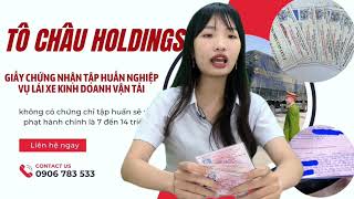 Chứng chỉ tập huấn lái xe toàn quốc - tô Châu Holdings