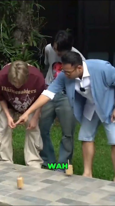 NCT 127 aduu gasing sama aa raffi, siapa yaa yang menang? #nct #trendingshorts #raffiahmad