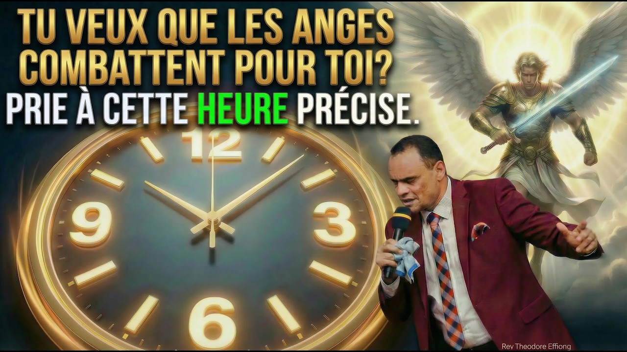 VOICI LES HEURES DE PRIERES OU LES ANGES SONT ACTIFS - COMBAT SPIRITUEL - Rev. Theodore Effiong