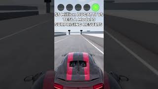 BUGATTI CHIRON vs TESLA MODEL 3