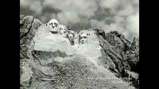 Construction of Mount Rushmore National Memorial