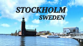 🔴 Stockholm City Walking Tour - Old Town - Nobel Museum - Riddarholmen - Stadshuset - Rolandsås Park