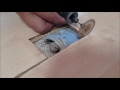 QUICK AND EASY WAY TO REPLACE A DAMAGED WOOD LAMINATE PLANK