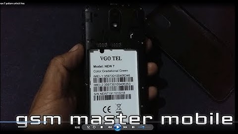 vgo tel new 7 pattern unlock password remove